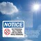 Signmission No Personal Cell Phone Use Allowed Sign With Symbol, 7 in W x Rectangle, Vinyl Decal OS-2PACK-NS-D-57-L-14735 - alternate 4